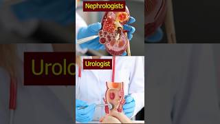 Difference between nephrologist🧑‍⚕️ and urologist 👨‍⚕️ [upl. by Idisahc464]