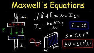 Maxwells Equations Electromagnetic Waves Displacement Current amp Poynting Vector  Physics [upl. by Enimaj]