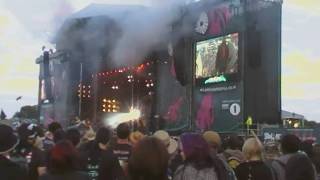 Slipknot  Intro Sic  Download Festival 2009  Zoom H2 Audio  130609 [upl. by Docilu831]