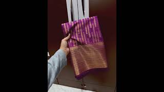 Cost 2300 soft silk sarees for booking whatsApp 8074688915 trending sareee [upl. by Arze]