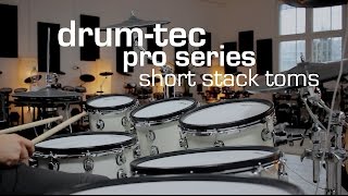 Introducing the new drumtec pro series short stack toms played with a Roland TD30 sound module [upl. by Sacul]