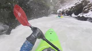 Snowy Farmlands Kayaking  White Salmon River [upl. by Eileme]