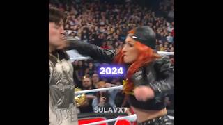 Becky lynch evolution in WWE from 2014 to 2024  viralhoga viral goviral evolution wrestling [upl. by Corabel]