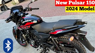 New 2024 Model Bajaj Pulsar 150 Review  pulsar 150 new model 2024  pulsar 150 twin disc new model [upl. by Yelkcub]