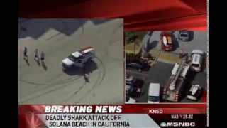 Deadly shark attack at San Diego beach [upl. by Morgenthaler]