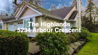 The Highlands  5234 Arbour Crescent  Nanaimo Homes for Sale [upl. by Eladnyl]