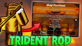 How To Get TRIDENT Rod In Fisch Get Fisch Trident Rod EASY Roblox Fish [upl. by Aleil]