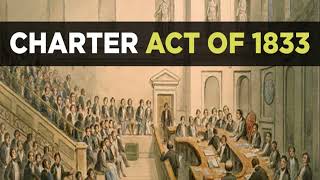 Charter Act 1833 history uppsc indianhistory [upl. by Orian235]