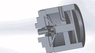 Air operated chuck [upl. by Ummersen]