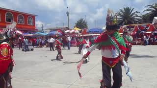 Danza de los Negritos de Hueyapan en la Fiesta patrona de YAONÁHUAC2018 [upl. by Antipus728]