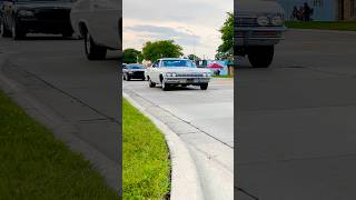 Chevrolet Impala car Drive By Engine Sound Harper Charity Cruise 2024 [upl. by Enyamart]