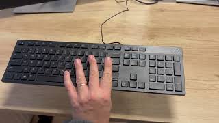 Dell Wired Keyboard  KB216  Review [upl. by Kittie]