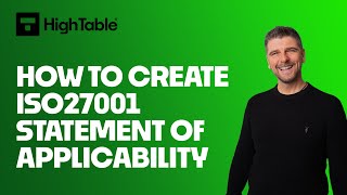 How to create a Statement of Applicability in under 5 minutes  ISO 27001 with Stuart [upl. by Nnaes]