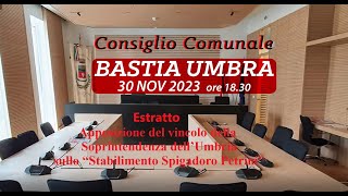 Demolizione mangimificio MigniniPetrini votazione sul vincolo in Consiglio Comunale 301123 [upl. by Kunkle141]