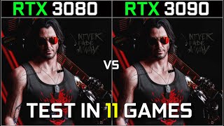 RTX 3080 vs RTX 3090  Test in 11 Games at 2160p 4K  How Big Is The Difference  2023 [upl. by Brick]