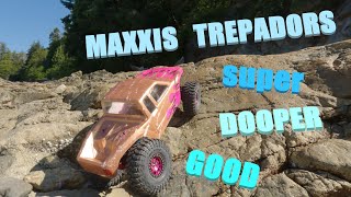 Maxxis Trepadors plus Injora Silicone inserts  Beach Trail Run [upl. by Ydrah]