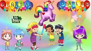 Dale Dale dale dale no pierdas el tino  Canción de la piñata  Piñata de unicornio [upl. by Ydnor]