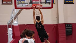 Jeffrey Perkowski 20232024 RU Basketball Highlight Reel [upl. by Waddle]