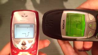 Nokia  Snake II multiplayer gameplay  6210 vs 8310 P2 [upl. by Acirretal]