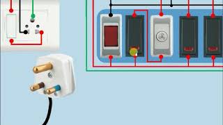 InverterWiringinBoardinverterwiringconnectioninswitchBoardElectricalTechnician upraja007 [upl. by Corabelle]