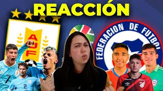 🔵URUGUAY 🆚 CHILE🔴 REACCIÓN  PREOLÍMPICO SUDAMERICANO SUB23 [upl. by Annaej102]