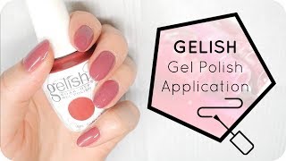 Gelish Gel Polish Manicure Application Indepth [upl. by Grassi627]