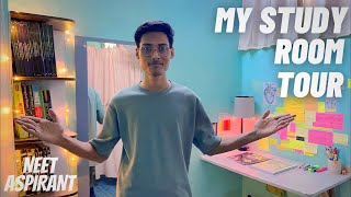 My Study room tour  study vlog  Neet 2024 Aspirant [upl. by Aicilev592]