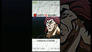 Yujiro Hanma Vs Kuroki Gensai 💀🔥shorts animebaki [upl. by Nyrahtak]