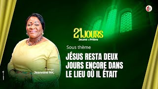 JÉSUS resta deux jours encore dans le lieu où il était avec Evang Jeannine NK [upl. by Eirdua793]