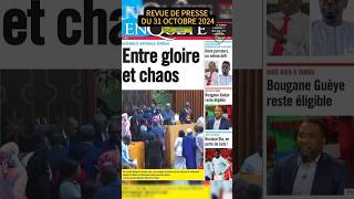 En Wolof Revue de presse 🇸🇳 du 31 octobre 2024Part 3 revuedepresse actualitesenegal mtdnews08 [upl. by Onaireves]