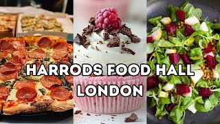 HARRODS FOOD HALL  The Ultimate Foodie Experience in London [upl. by Knox396]