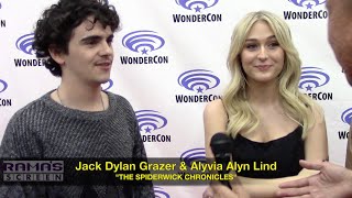 Jack Dylan Grazer amp Alyvia Alyn Lind on Rokus THE SPIDERWICK CHRONICLES Series  WonderCon [upl. by Ligetti617]