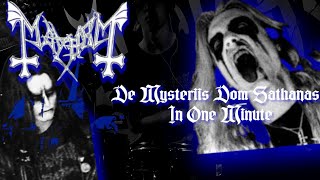 De Mysteriis Dom Sathanas album in 1 minute [upl. by Asel]