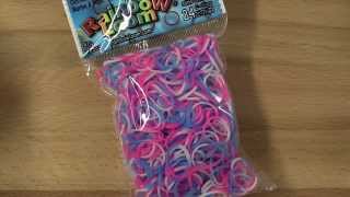 NEW Rainbow Loom Cotton Candy Rubber Bands Review  Overview [upl. by Auberta]