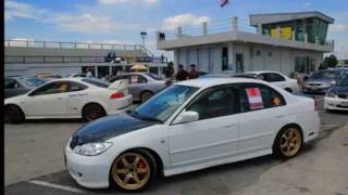 Civic ES group Drag War 2011  Meeting 84  2 [upl. by Odlavso921]