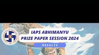 IAPS ABHIMANYU Prize Paper 2024 [upl. by Lammond]