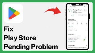 How To Fix Google Play Store Not Downloading Apps Problem  Play Store Pending Problem [upl. by Yhtomit]