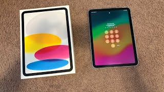 Unboxing Silver Ipad 10th gen 64gb wifi with Clear Case ipad ipad10thgen usbc [upl. by Timofei113]