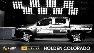 ANCAP ARCHIVES  Holden Colorado Crash Test [upl. by Adlih]