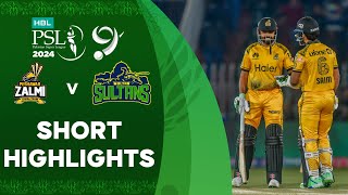 Short Highlights  Peshawar Zalmi vs Multan Sultans  Match 21  HBL PSL 9  M1Z2U [upl. by Ydwor]