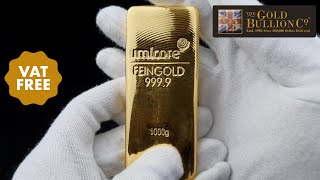 1kg Umicore Gold Cast Bar I In Stock  Call Us [upl. by Origra]