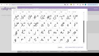 Videoguide  Create Custom Font Quick Easy Free With Calligraphr Download PNG  Install New Font [upl. by Ruhtracam]