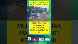 Mobil truk dan mobil polisi saling kejarpolisitruckberitaterkini masukberandaviralvideoshorts [upl. by Dorelia]