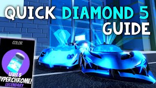 HOW TO GET DIAMOND HYPERCHROME LEVEL 5 EASILY in Roblox Jailbreak [upl. by Prichard814]