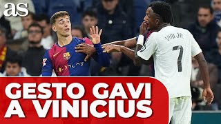 La BURLA de GAVI a VINICIUS RESTREGÁNDOLE el 04 en el CLÁSICO  REAL MADRID VS BARCELONA [upl. by Gerianna]