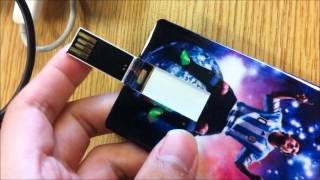 USB Credit Card Flash Drive [upl. by Yrnehnhoj]