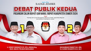 Debat Publik Kedua PILKADA Jember 2024 [upl. by Aoht251]