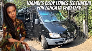 Njambi Koikai Body Leaves Lee Funeral For Burial At Langata Cemetery  Celebrities [upl. by Preston334]