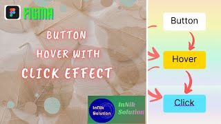 how to make Button Hover With Click Effect in Figma  Figma Tutorial [upl. by Islaen853]