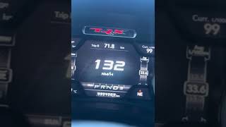 Dodge ram TRX 0204 kph automobile acceleration ramtrx tuned supercharged [upl. by Yelha287]